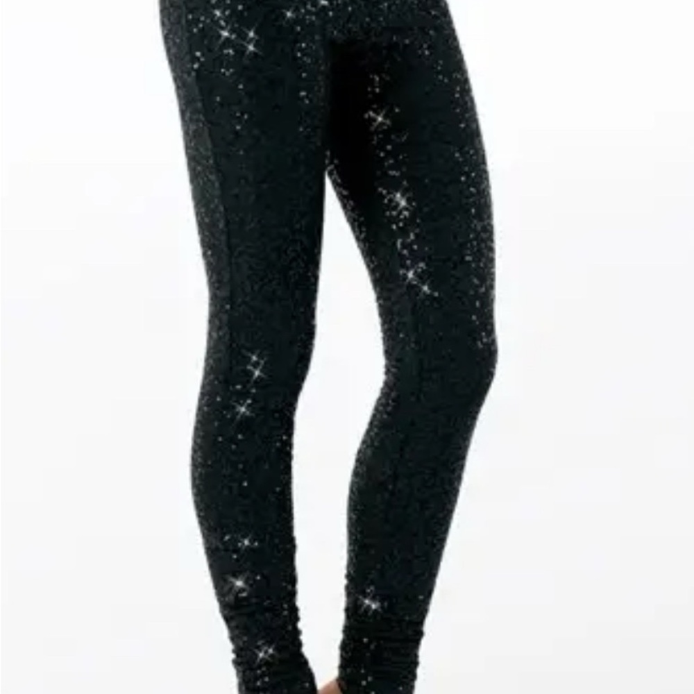 Balera Black Sequin Leggings